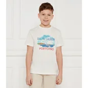 Koszulki dla chłopców - POLO RALPH LAUREN T-shirt | Regular Fit - miniaturka - grafika 1
