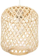 Lampy sufitowe - Lampa bambusowa wisząca BOHO 25cm DMT248 - miniaturka - grafika 1