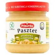 Pasty warzywne - Primavika Pasztet z cieciorką Oliwkowy 160 g - miniaturka - grafika 1