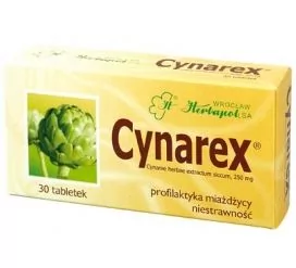 Herbapol Wrocław Cynarex 30 tabletek 4102602 - Układ pokarmowy - miniaturka - grafika 1