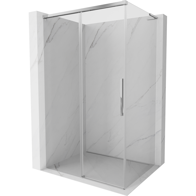 Mexen Rox L kabina prysznicowa rozsuwana 105 x 95 cm, transparent, chrom - 8C2L-105-095-01-00