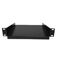 Akcesoria do szaf serwerowych - Półka rack 10'' 1u 200mm, netrack, czarna 110-100-200-002 - miniaturka - grafika 1