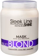 Maski do włosów - Stapiz Stapiz Sleek Line Violet Blond maska neutralizująca do włosów blond 1000ml 17324 - miniaturka - grafika 1