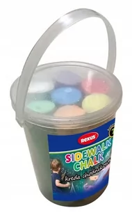 Kreda chodnikowa w plastikowym wiaderku 7 kolorów - Beniamin - Kreda - miniaturka - grafika 1