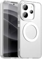 Etui i futerały do telefonów - Etui Supero do Xiaomi Redmi Note 14 4G Magsafe, biało-półprzezroczyste - miniaturka - grafika 1