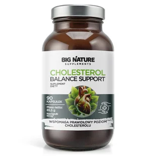 Big Nature Cholesterol Balance Support, 90 kapsułek - Serce i układ krążenia Big Nature Cholesterol Balance Support, 90 kapsułek - Serce i układ krążenia - miniaturka - grafika 1