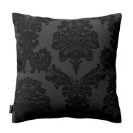 Poszewki na poduszki - Dekoria Poszewka Kinga na poduszkę czarny 60 × 60 cm Damasco 105-613-32 - miniaturka - grafika 1
