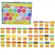 Masy plastyczne - Play-Doh Ciastolina Zestaw 35 kolorowych tub 1,9kg F0586 - miniaturka - grafika 1