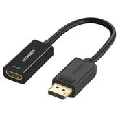 Adaptery i przejściówki - Ugreen Ugreen przejściówka kabel przewód HDMI - DisplayPort 1080P 60Hz 12bit czarny (40362) - miniaturka - grafika 1