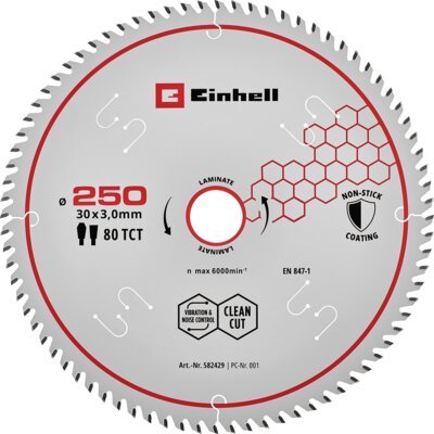 Tarcza do cięcia EINHELL 582429 250 mm