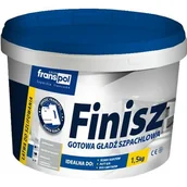 Gipsy i gładzie gipsowe - Gotowa gładź szpachlowa Finisz 1,5 kg Franspol - miniaturka - grafika 1