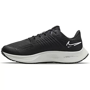 Trampki damskie - Nike W Air Zoom Pegasus 38 Shield, Trampki damskie, Black Platinum Tint DK Smoke Grey Lt Smoke Grey MTLC Silver, Black Platinum Tint Dk Smoke Grey Lt Smoke Grey Mtlc Silver, 38 EU - grafika 1