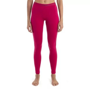 Legginsy Icebreaker Merino 200 Oasis Thermal 1043838511 - różowe - Legginsy - miniaturka - grafika 1