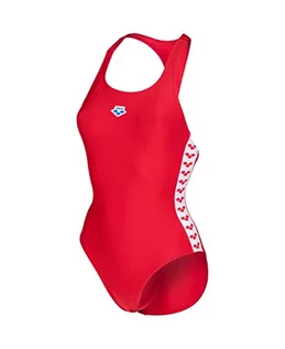 Stroje kąpielowe - ARENA Damski kostium kąpielowy Women's Icons Swimsuit Racer Back Solid jednoczęściowy, czerwony, 42, czerwony, 42 - grafika 1