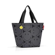 Torby i wózki na zakupy - Torba SHOPPER M, smiley® grey RZS7085 - miniaturka - grafika 1