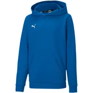 Odzież sportowa dziecięca - Bluza dla dzieci Puma teamGOAL 23 Casuals Hoody Jr niebieska - miniaturka - grafika 1