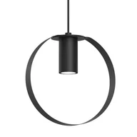 Lampy sufitowe - Lampa pierścieniowa wisząca ORTIGA 5041 Shilo nad wyspę czarna - miniaturka - grafika 1