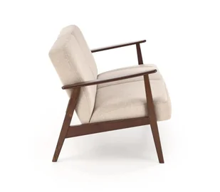 Sofa MILANO 2S beżowa/orzech - Sofy i kanapy - miniaturka - grafika 1