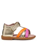 Buty dla dziewczynek - Geox Sandały B Verred B5521A 044BC C2010 M Złoty - miniaturka - grafika 1