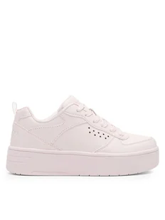 Skechers Sneakersy COURT HIGH 310197L LTPK Różowy - Buty dla dziewczynek - miniaturka - grafika 1