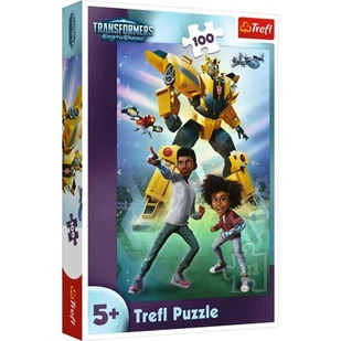 Puzzle 100 Drużyna Transformers TREFL - Puzzle - miniaturka - grafika 1