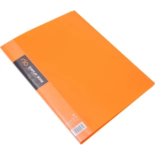 Album ofertowy A4 40 koszulek RIO pomarańczowy E5034 ORANGE DELI - Segregatory - miniaturka - grafika 1