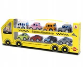 Samochody i pojazdy dla dzieci - Zestaw Resoraków mini samochody Metalowe 8szt - miniaturka - grafika 1