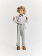 Spodenki dla niemowląt - Reserved - Spodnie z szelkami - kremowy - miniaturka - grafika 1