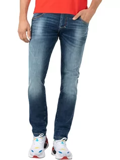 Spodnie męskie - Timezone Dżinsy "Scott" - Slim fit - w kolorze niebieskim - grafika 1