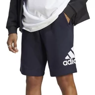 Spodnie sportowe męskie - Spodenki adidas Essentials Big Logo French Terry IC9402 - granatowe - miniaturka - grafika 1