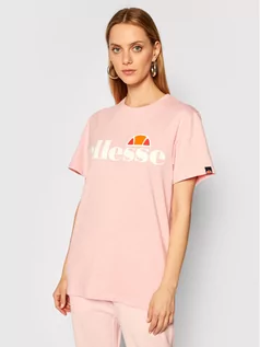 Koszulki i topy damskie - Ellesse T-Shirt Albany SGS03237 Różowy Regular Fit - grafika 1