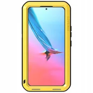 Etui i futerały do telefonów - Love Mei Etui Pancerne + szkło Galaxy S22, żółte 6932809617209 - miniaturka - grafika 1