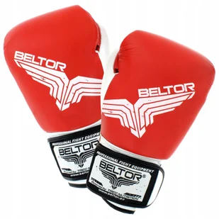 Beltor Rękawice bokserskie PRO-FIGHT czerwony 10 oz BEL/475#CZE - Rękawice bokserskie - miniaturka - grafika 1