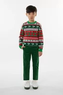 Swetry dla chłopców - Kenzo Kids sweter dziecięcy kolor zielony - Kenzo kids - miniaturka - grafika 1