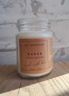 Świeca Sojowa Zapachowa Mango 143ml 27h - Świece - miniaturka - grafika 1