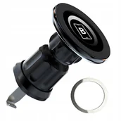 Uchwyty samochodowe do telefonów - Bestphone magnetyczny MAGSAFE uchwyt samochodowy mocowanie do kratki nawiewu - miniaturka - grafika 1