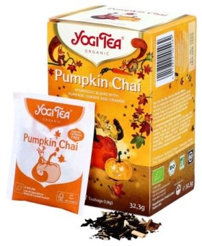 Yogi Tea herbata ekspresowa Pumpkin Chai dynia cynamon imbir 17 sztuk