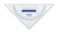 Przybory szkolne - STAEDTLER Geo trójkąt 16cm p.styren z uchwytem tr - miniaturka - grafika 1