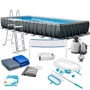 Intex Basen Stelażowy Ultra XTR Frame 32Ft x 16Ft / 975x488x132 cm z Systemem Słonej Wody 26378NP - Baseny ogrodowe Intex Basen Stelażowy Ultra XTR Frame 32Ft x 16Ft / 975x488x132 cm z Systemem Słonej Wody 26378NP - Baseny ogrodowe - miniaturka - grafika 1