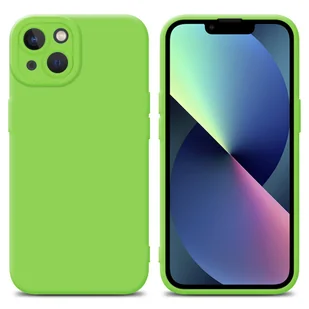 Pokrowiec Etui Do Apple iPhone 13 w FLUID ZIELEŃ TPU Silikonowe Obudowa Ochronny Case Cover Cadorabo - Etui i futerały do telefonów - miniaturka - grafika 1