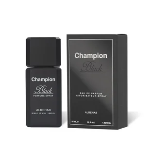 CHAMPION BLACK Woda Perfumowana Arabska Męska 50 ml Al Rehab EDP - Wody i perfumy męskie - miniaturka - grafika 1