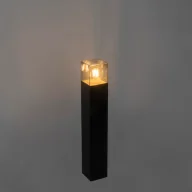 Lampy ogrodowe - Denver H60 lampa stojąca ogrodowa E27 czarna - miniaturka - grafika 1