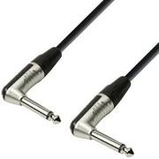 Inne akcesoria muzyczne - Adam Hall Cables K4 IRR 0600 - Kabel instrumentalny REAN jack mono 6,3 mm wtyczka kątowa - jack mono 6,3 mm wtyczka kątowa, 6 m - miniaturka - grafika 1