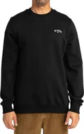 Bluzy męskie - bluza męska BILLABONG ARCH CREW Black - BLK - miniaturka - grafika 1
