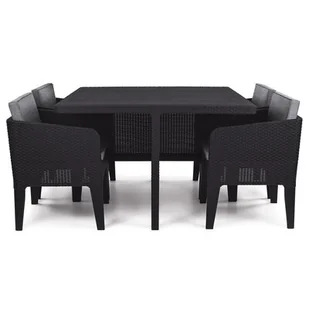 Keter Zestaw Columbia Set 5 Szary KET17202279SZ - Meble ogrodowe - miniaturka - grafika 1