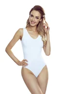 Body - Damskie body bez rękawów, białe, Eldar - miniaturka - grafika 1