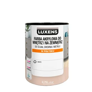 Emalia akrylowa 0.75 l White Luxens - Emalie - miniaturka - grafika 1