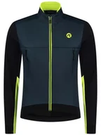 Kurtki męskie - Męska Kurtka Rowerowa Rogelli Cadence | Blue/Black/Fluo Yellow - Rozmiar Xxl - miniaturka - grafika 1