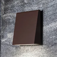 Lampy ogrodowe - Artemide Kinkiet zewnętrzny LED Cuneo, brązowy / rdzawy, aluminium, design - miniaturka - grafika 1