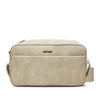 Torby męskie - Saszetka Calvin Klein Ck Refined Camera Bag Nubuck K50K512748 Beżowy - miniaturka - grafika 1